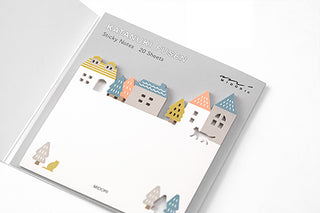 Midori Katanuki Sticky Notes Town