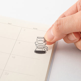 Midori Layering Washi Stickers Cafe