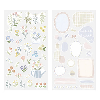 Midori Layering Washi Stickers Flowers