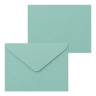 Two light blue envelopes on a white background