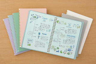 Midori Soft Color A5 Spiral Notebook
