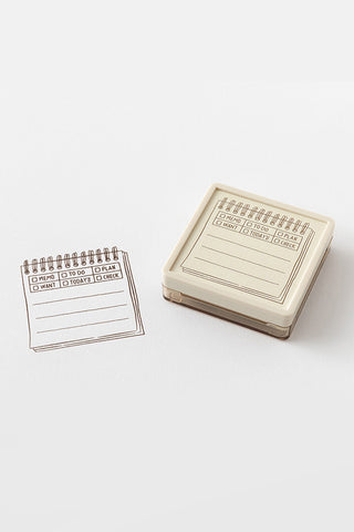 Midori Soft Color Paintable Block Stamp Memo