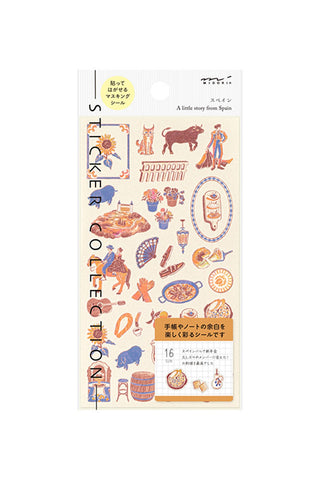 Midori Story from Spain Planner Stickers