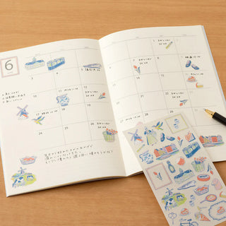 Midori Story from the Netherlands Planner Stickers