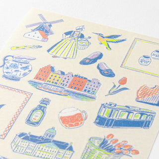 Midori Story from the Netherlands Planner Stickers