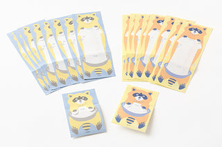Midori Stretchy Memo Pad Raccoon