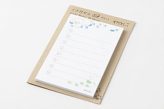 Midori To-Do Sticky Notes Fluffy Dog Paw Prints