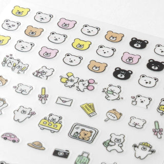 Midori Bear Emoji Planner Stickers