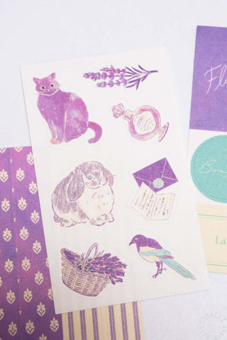 Midori Decoration Sticker Purple Theme
