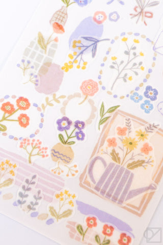 Midori Layering Washi Stickers Flowers