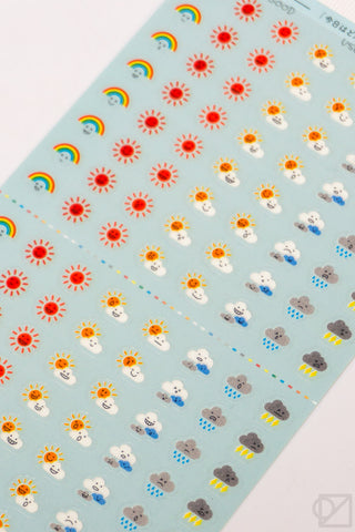 Midori Weather Planner Stickers