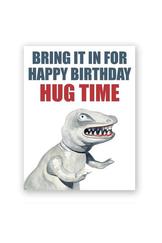 Hug Time Birthday Greeting Card