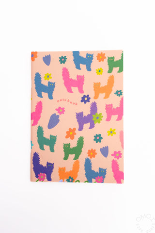 Miroco Machiko A5 Notebook Colorful Cats