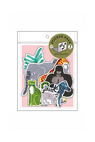 Miroco Machiko Flake Sticker Pack Animals