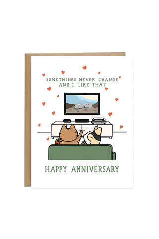 Movie Night Anniversary Card