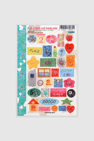 My Way! 1-2-3! Stickers by GOGO!project