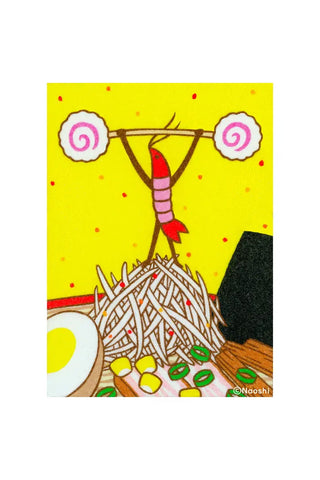 Naoshi 5x7 Art Print Ramen Power
