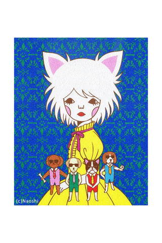 Naoshi 8x10 Art Print Queen Dog