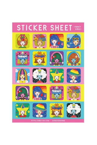 Naoshi Sticker Sheet Fancy Girls