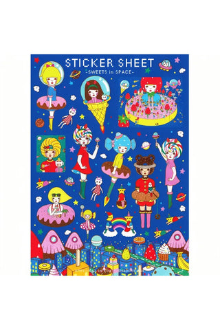 Naoshi Sticker Sheet Sweets in Space