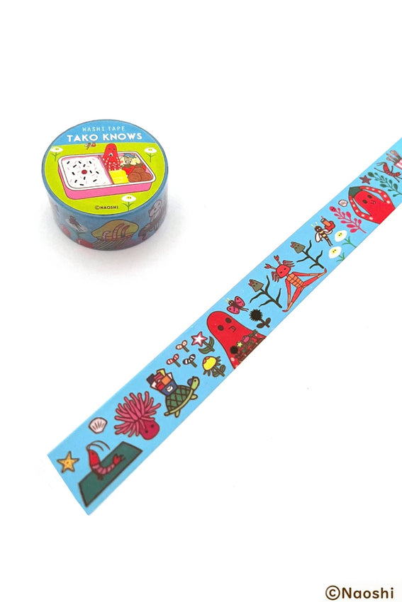 Naoshi Washi Tape Tako Knows