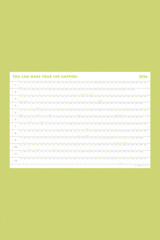 O, LD 2026 Big Poster Calendar