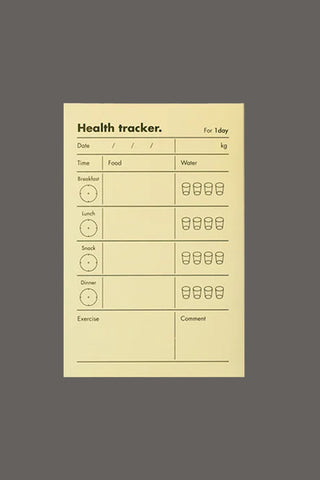 O,LD Happier Memo Pad Health Tracker