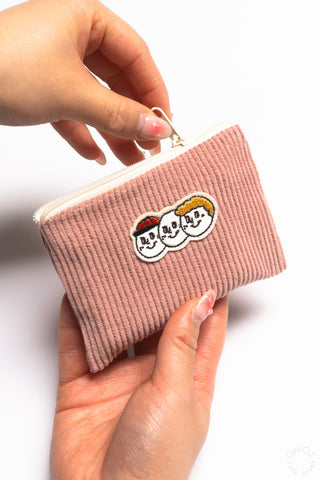 O,LD! Corduroy Handy Pouch Pink