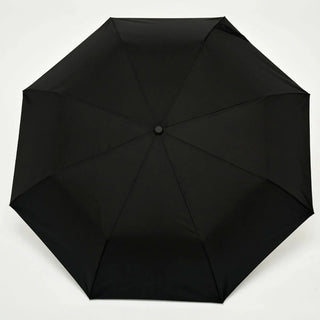 Black umbrella on a white background