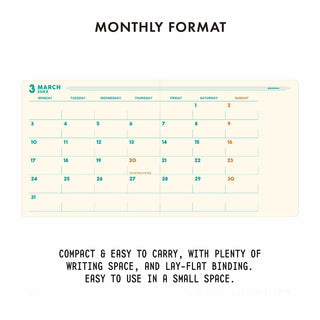 penco 2024-2025 Things To Do Square Monthly Planner