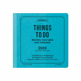 penco 2024-2025 Things To Do Square Monthly Planner