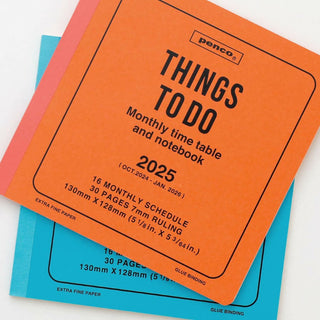 penco 2024-2025 Things To Do Square Monthly Planner