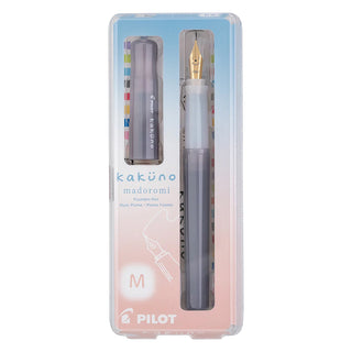 PILOT Kakuno Madoromi Fountain Pen Medium Gold Nib