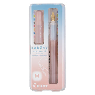 PILOT Kakuno Madoromi Fountain Pen Medium Gold Nib