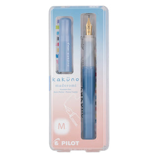 PILOT Kakuno Madoromi Fountain Pen Medium Gold Nib