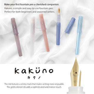 PILOT Kakuno Madoromi Fountain Pen Medium Gold Nib