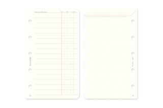 PLOTTER 2026 Monthly Schedule Diary Refill Mini-5 Size