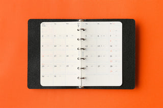 PLOTTER 2026 Monthly Schedule Diary Refill Mini Size