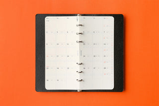PLOTTER 2026 Monthly Schedule Diary Refill Narrow Size