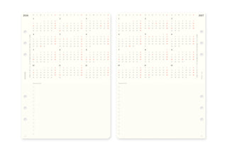 PLOTTER 2026 Weekly Schedule Diary Refill A5 Size