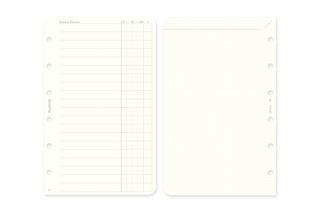 PLOTTER 2026 Weekly Schedule Diary Refill Mini Size