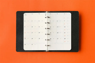 PLOTTER 2027 Monthly Schedule Diary Refill Mini Size