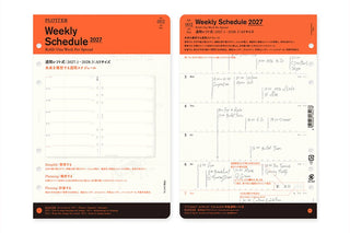 PLOTTER 2027 Weekly Schedule Diary Refill A5 Size
