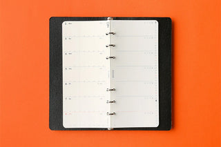 PLOTTER 2027 Weekly Schedule Diary Refill Narrow Size