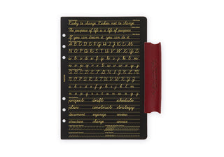 PLOTTER Liscio Leather Binder A5 Size Limited Edition Box Red Brown