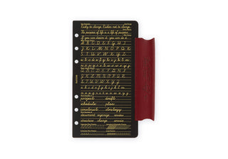 PLOTTER Liscio Leather Binder Bible Size Limited Edition Box Red Brown