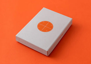 PLOTTER Liscio Leather Binder Narrow Size Limited Edition Box Red Brown