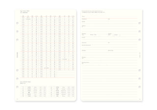 PLOTTER 2025 Weekly Schedule Diary Refill A5 Size