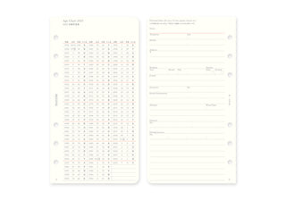 PLOTTER 2025 Monthly Schedule Diary Refill Bible Size