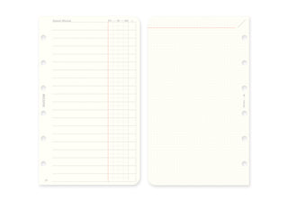 PLOTTER 2025 Monthly Schedule Diary Refill Mini Size